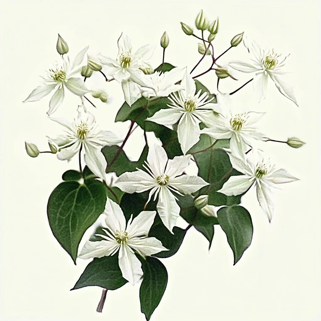 Virgins Bower Clematis (Clematis virgiana)