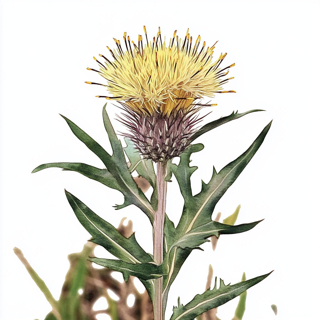 Yellow Thistle (Cirsium horridulum)