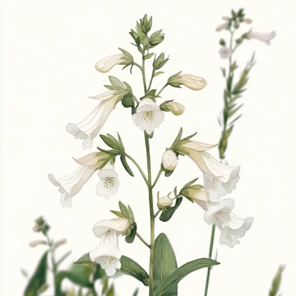 Eastern White Beardtongue (Penstemon pallidus)