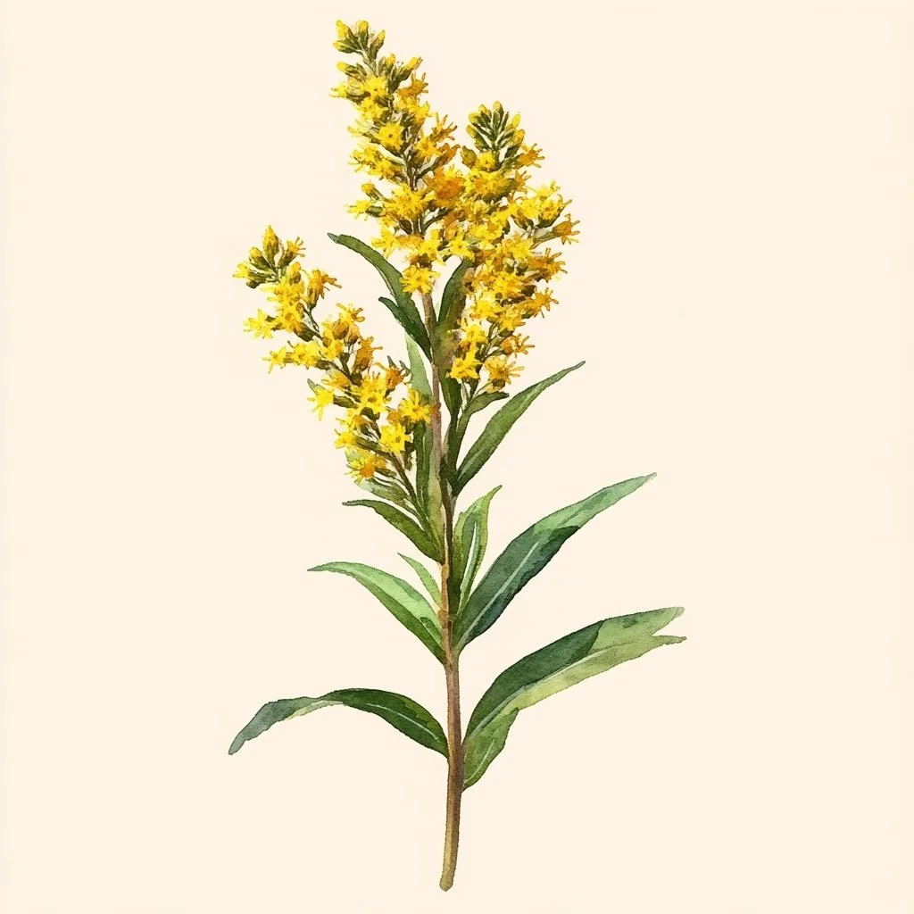 Seaside Goldenrod (Solidago sempervirens)