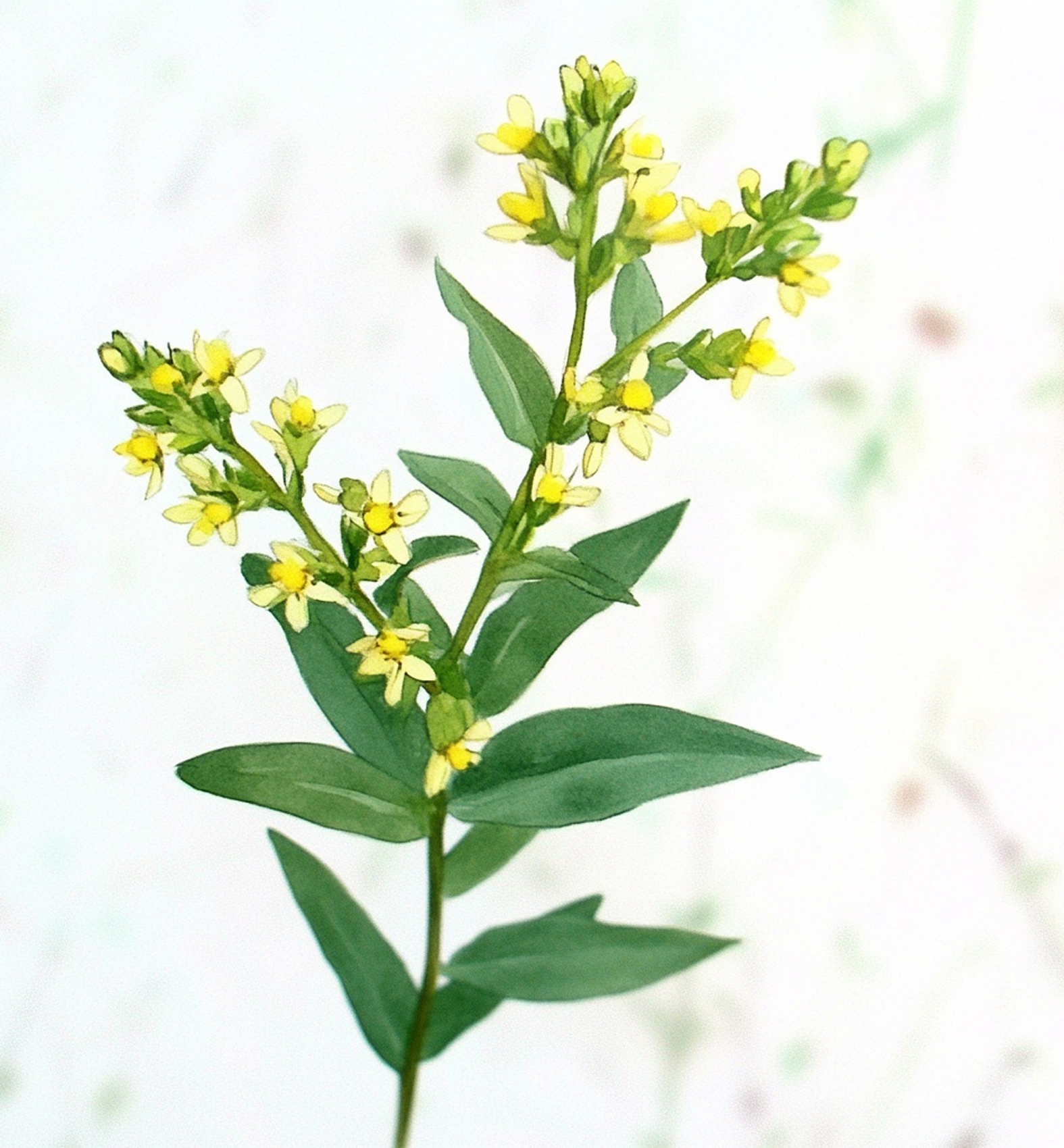 Blue Stem Goldenrod (Solidago caesia)