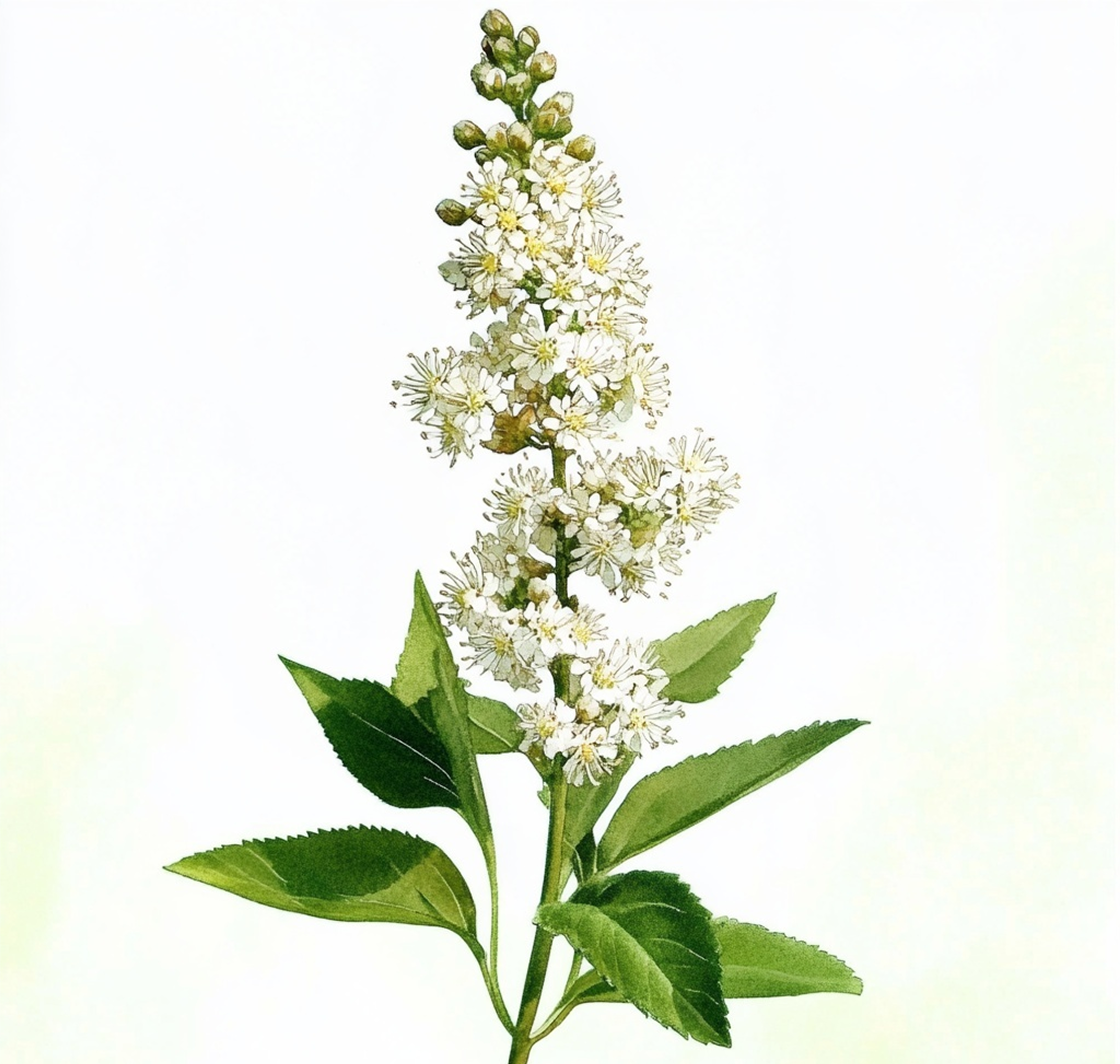 White Meadowsweet (Spiraea alba)