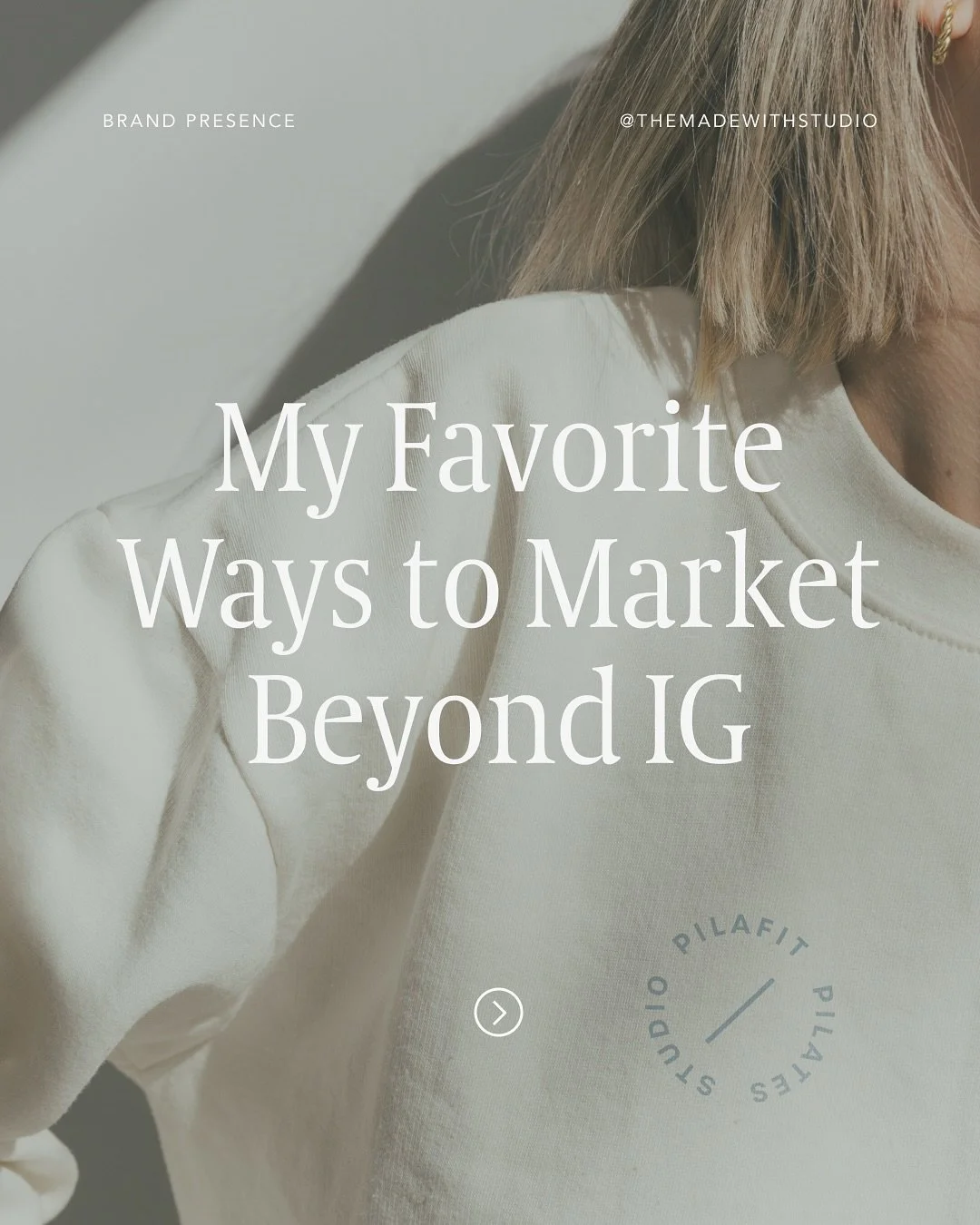 Don&rsquo;t let Instagram be the only place your brand is making an impression &ndash;

Visibility expands when everywhere you show up feels cohesive and intentional. That means your website, your materials, and even your offline presence.

It lets p