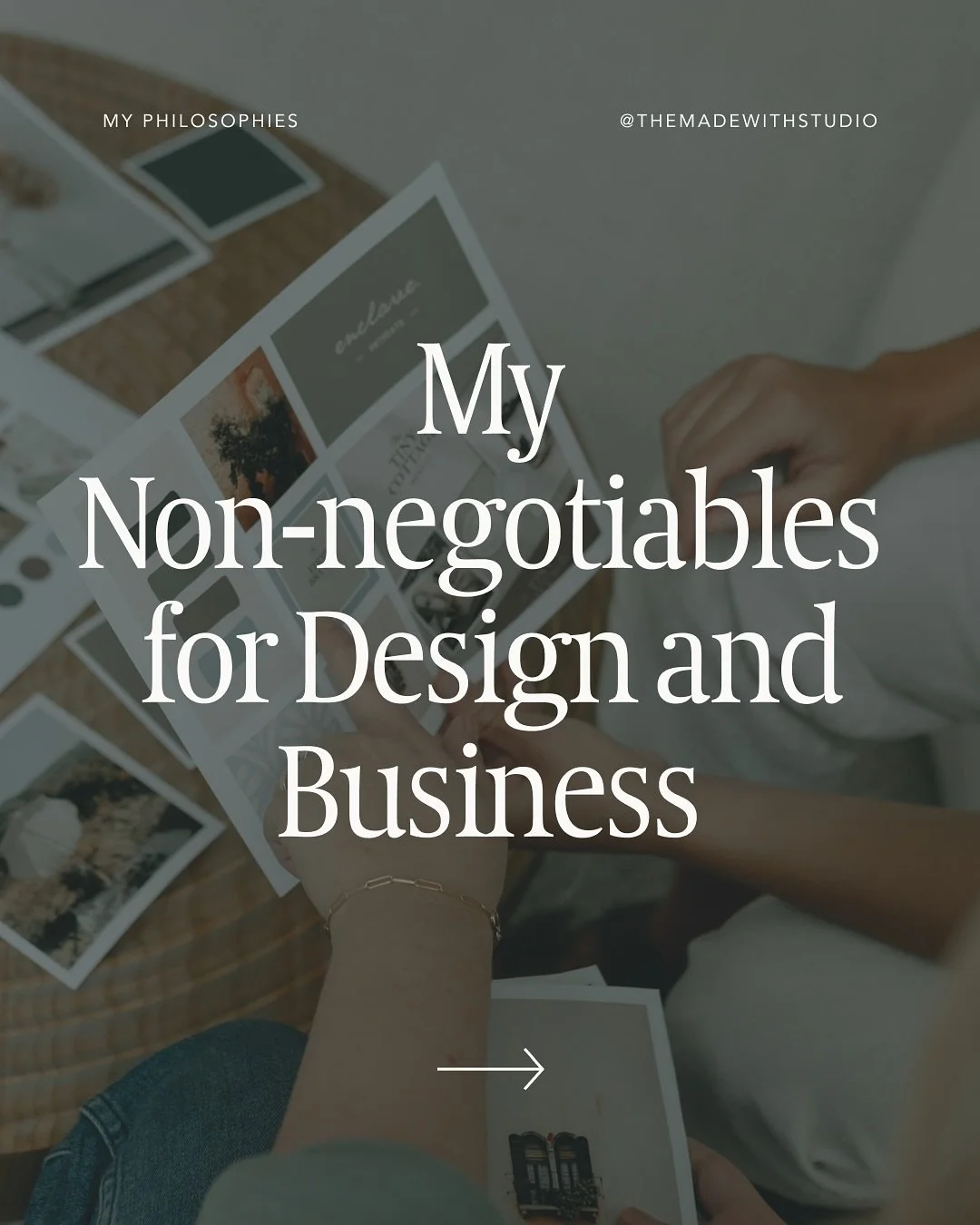 The last one says it all 🤍

I design every brand and website with the same care I give my own.

What non-negotiables guide you?

#creativeentrepreneurs #values #onlinebusiness #servicebasedbusiness #philosophies