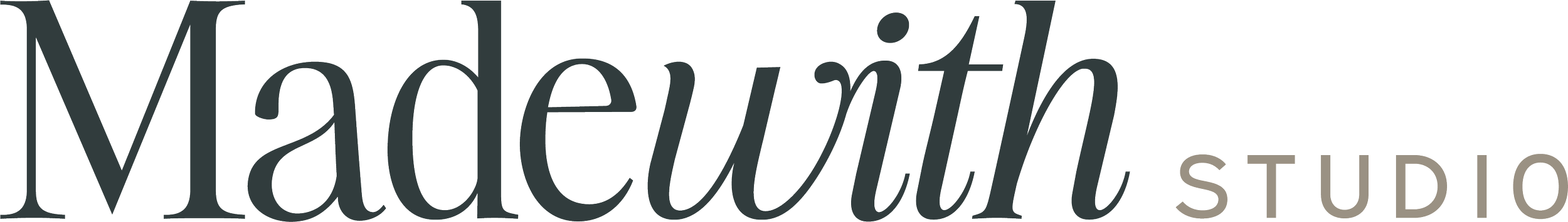 Logo of Madison Studio with stylized text.