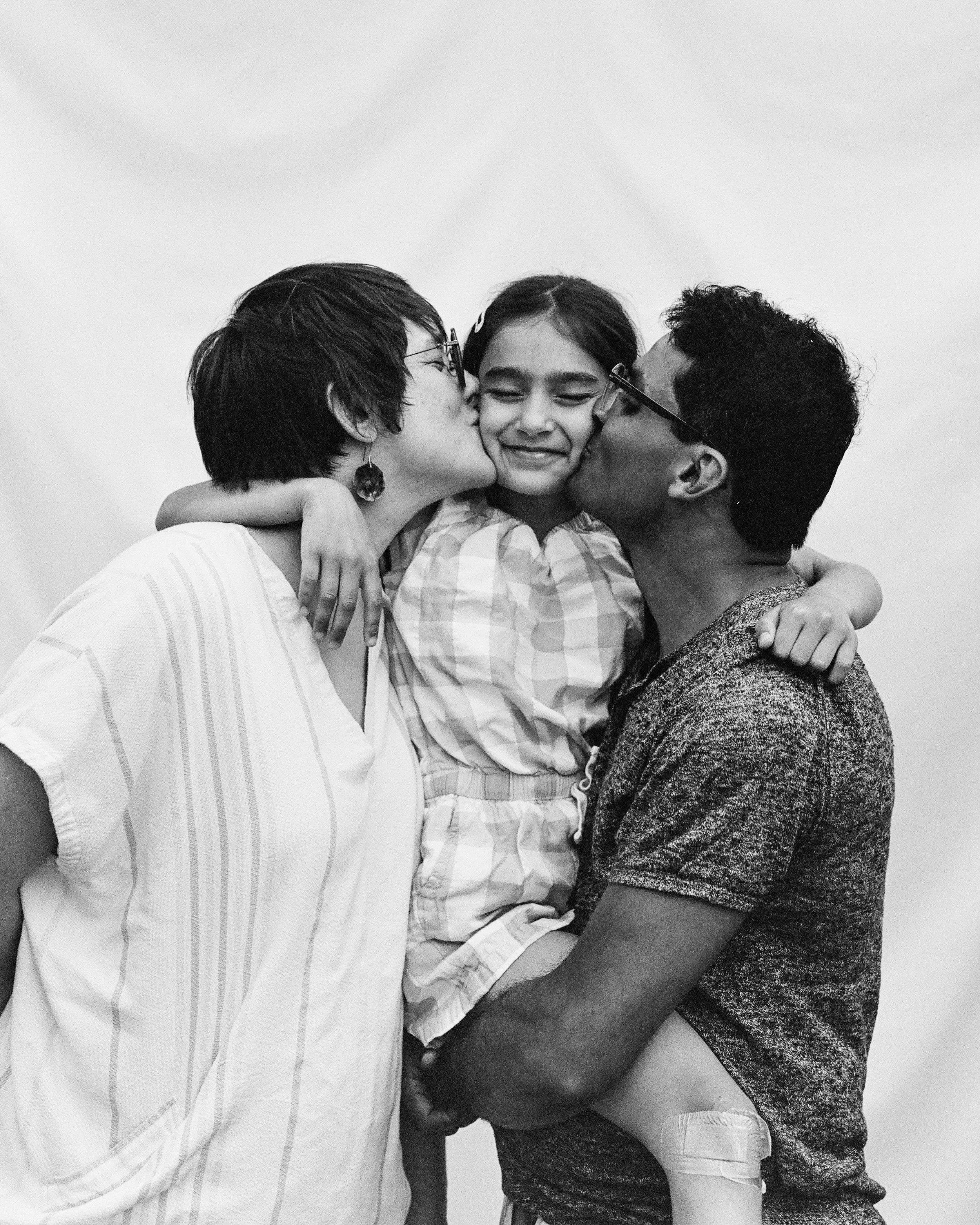 "KC, Vidya and Feanil." Photo by Lucy Lu