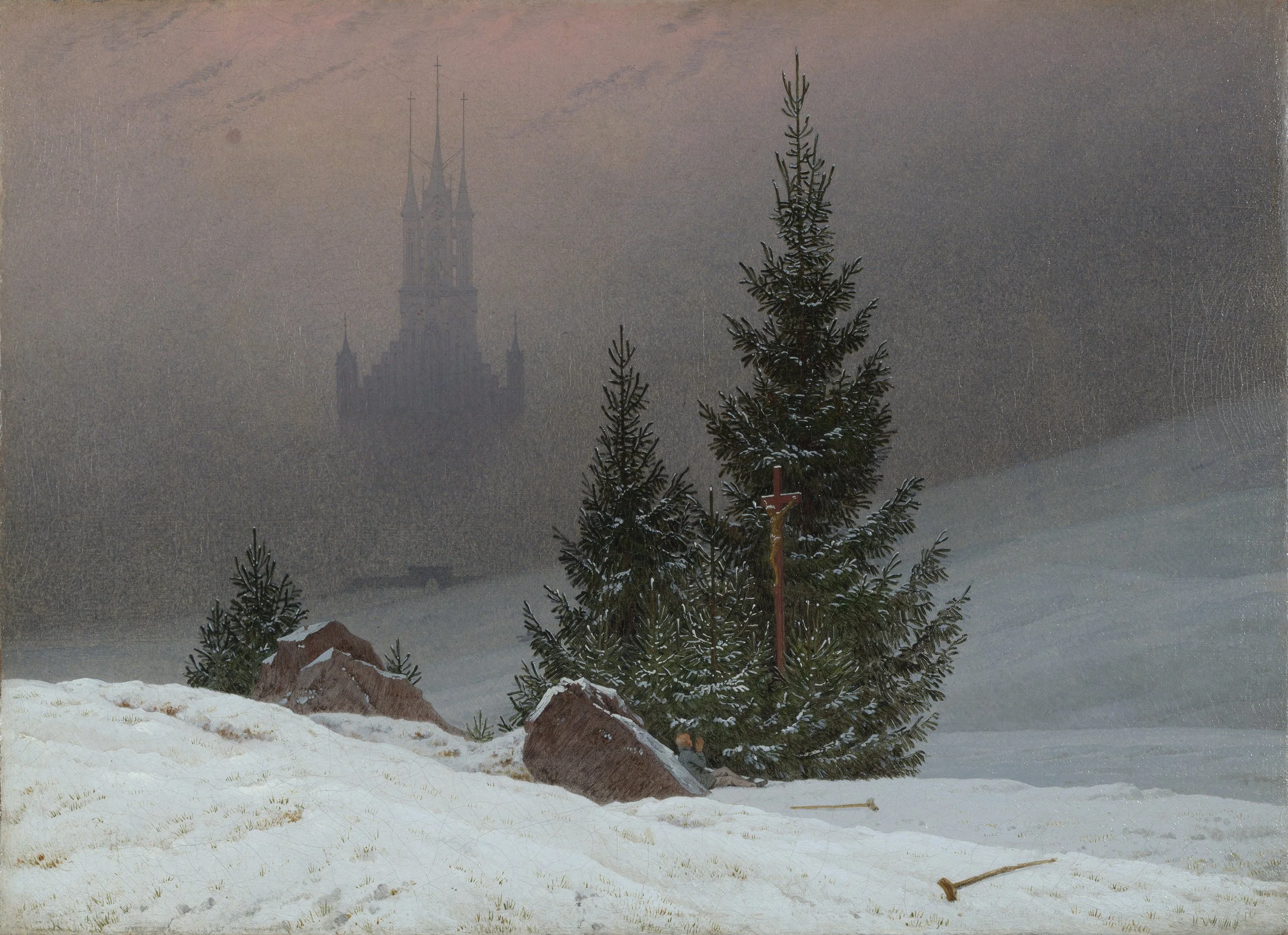 Friedrich, Caspar David - Winter Landscape with Church.jpg