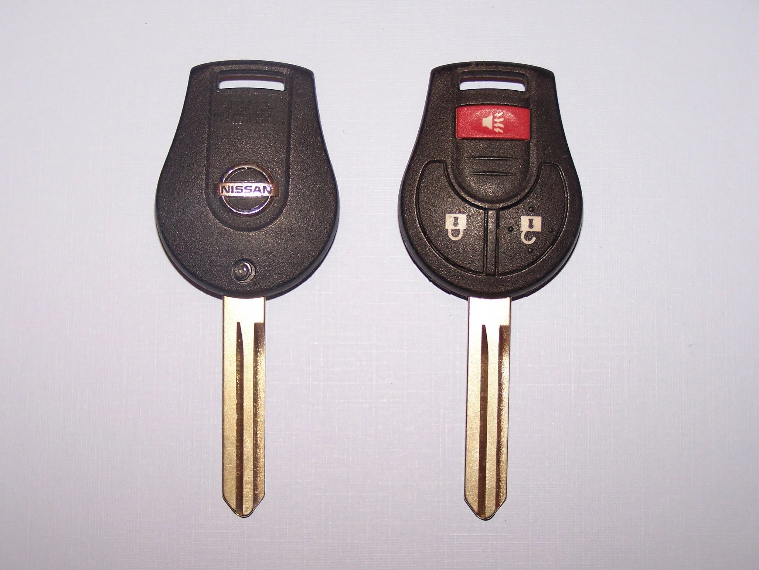 Nissan Remote-Head Key Replacement – Replacement remote-head keys cut and programmed to operate with the customer’s vehicle.
