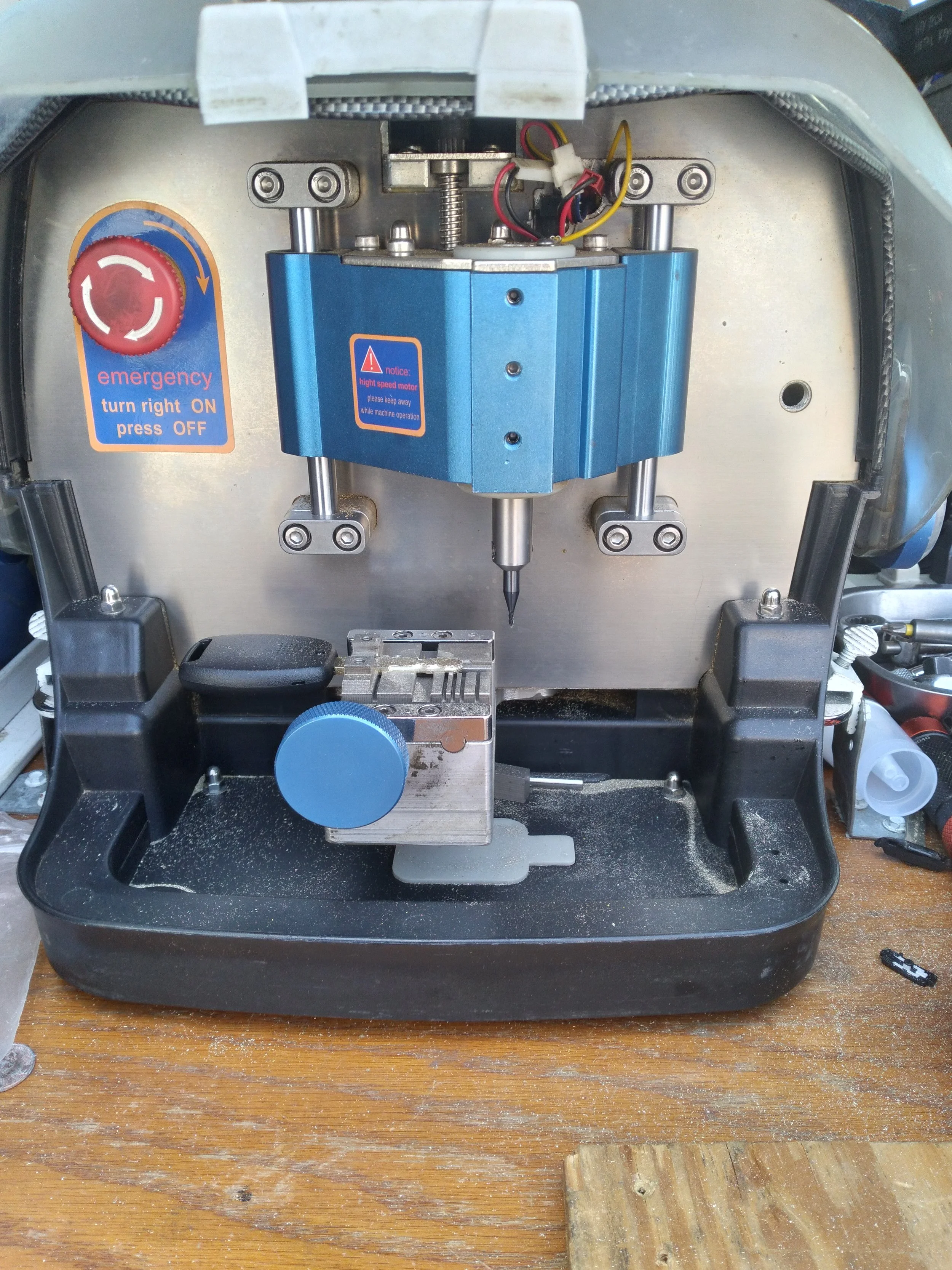 High-Security Automotive Key Cutting – We use professional equipment to accurately cut laser-style vehicle keys.