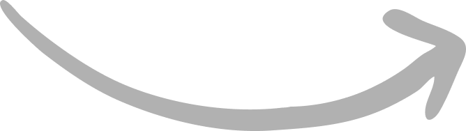 Close-up of a black arrow curved upward to the right.