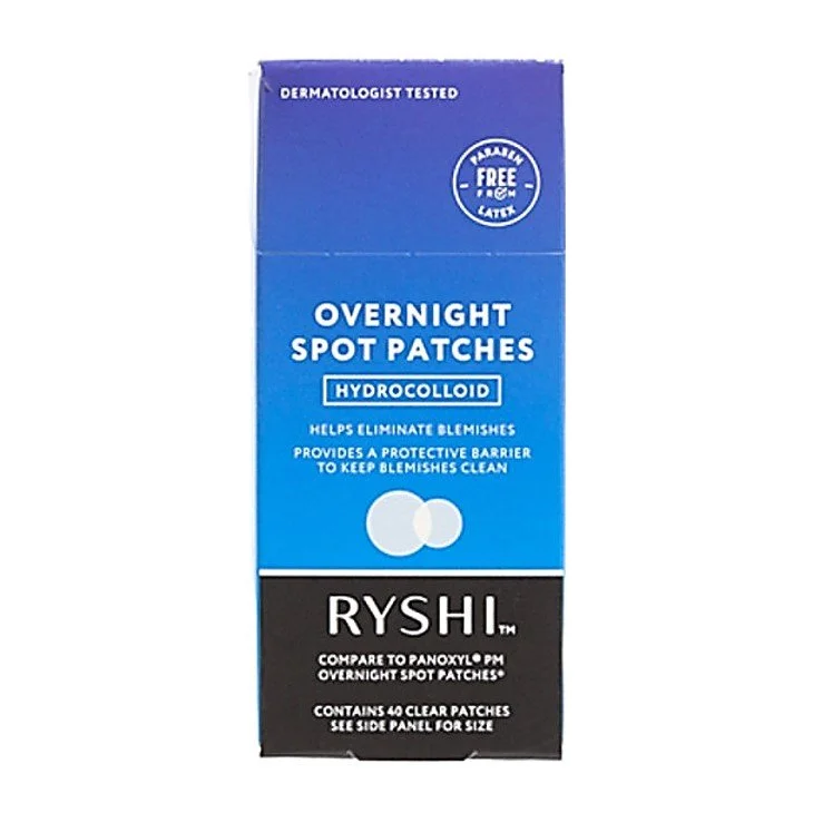 Overnight Spot Hydrocolloid Patches - 40 Count by Ryshi (PACK OF 3)