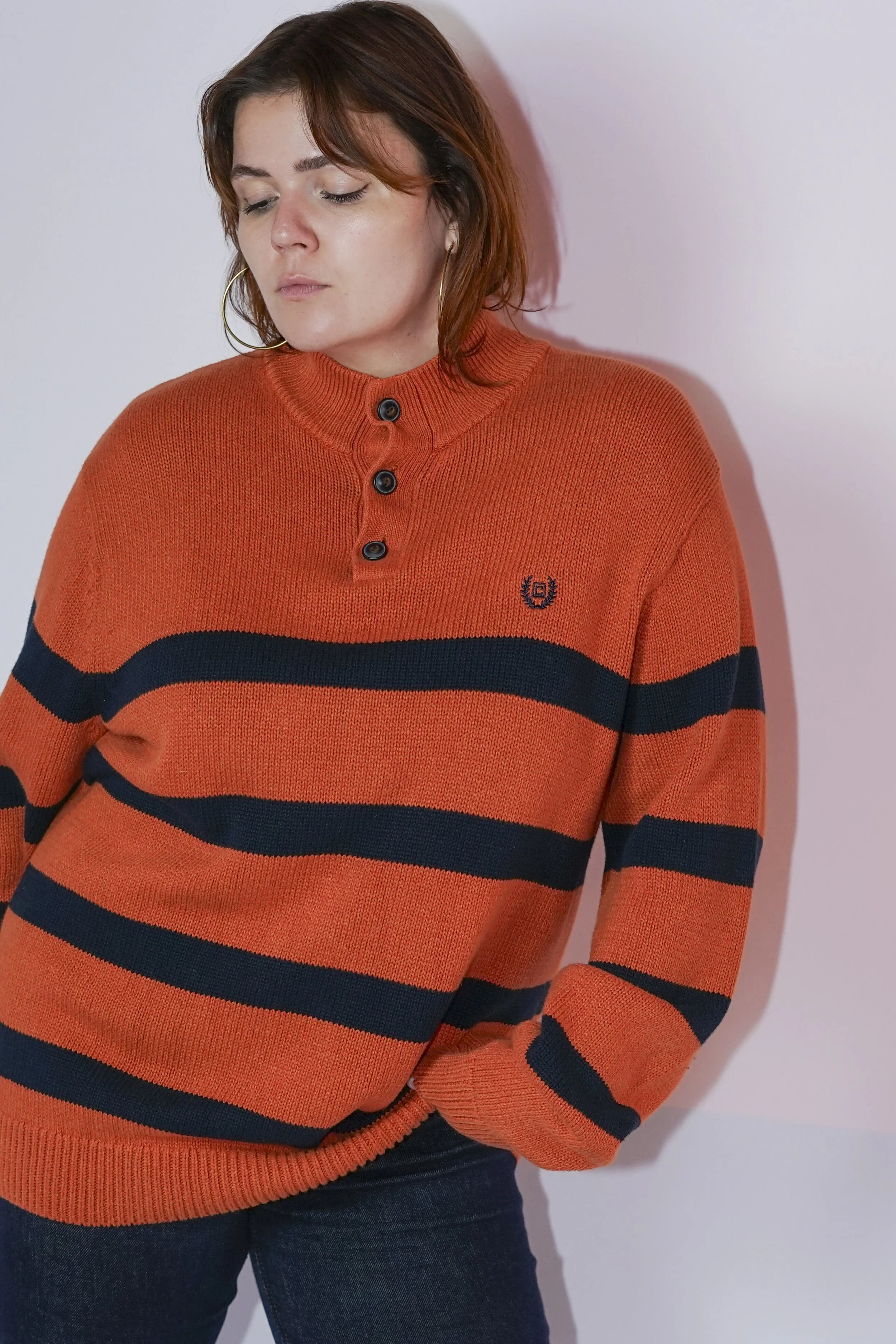 Chaps trui gestreept - Heren - Maat L