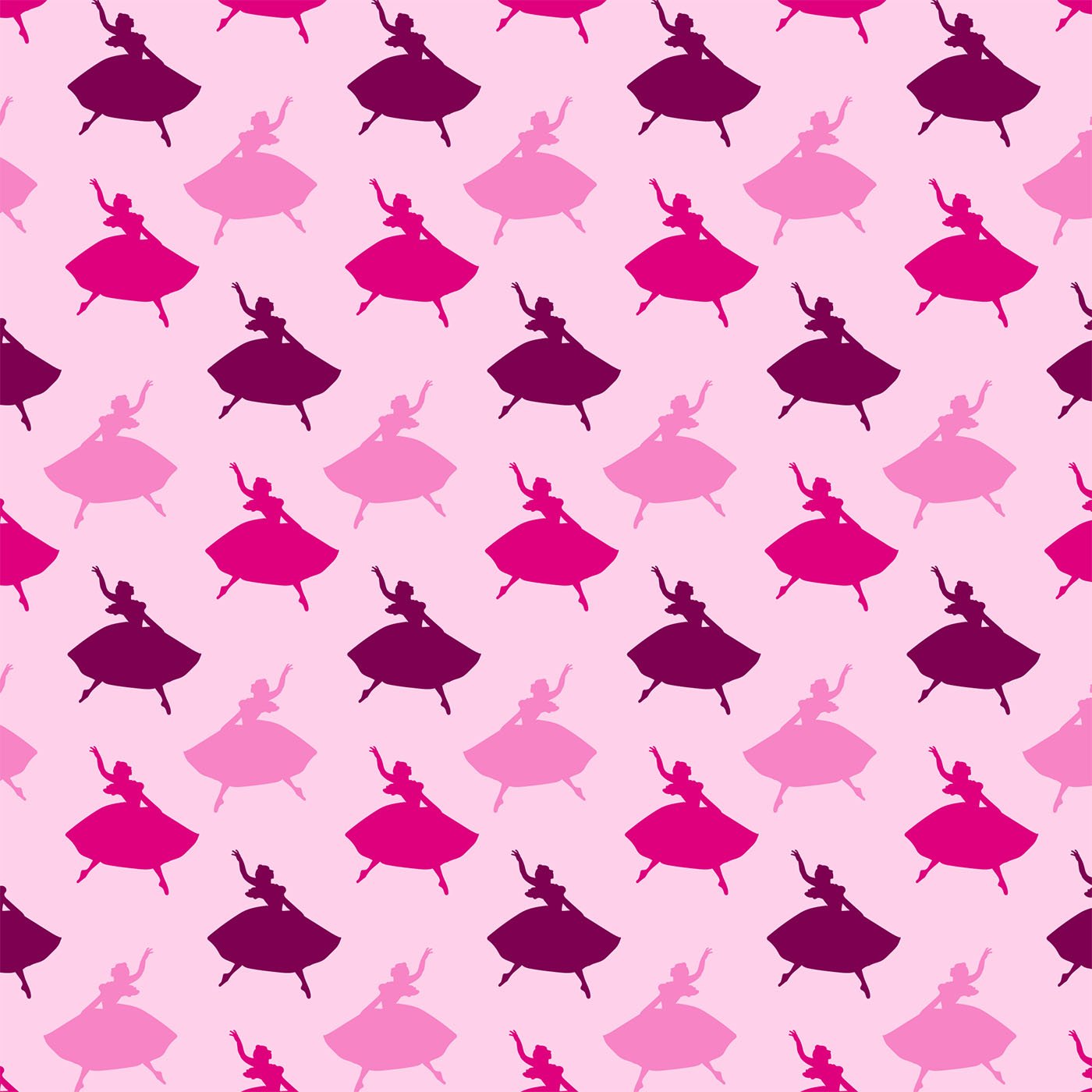 pink ballet pattern