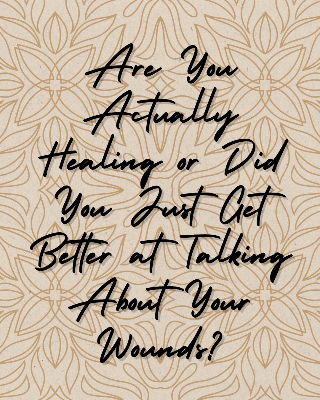 👀👀👀 

Shadow work is your friend!! Your emotions aren&rsquo;t the enemy!! You are more than your attachment style!! You can change at any given moment!! Vulnerability is amazing!! Intellectualizing is a form of dissociation and you deserve to be i