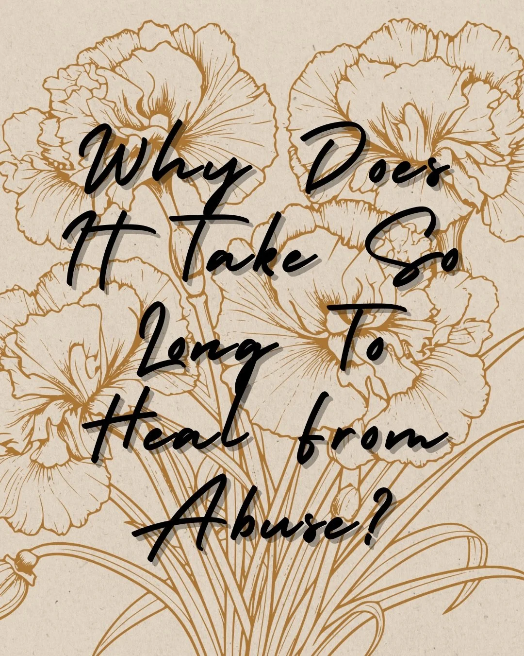 Healing from abuse takes time. Many survivors don&rsquo;t want to hear that, they want to believe that they can just move on after being harmed by someone who was supposed to love you, and I&rsquo;ve been there, but the idea of &ldquo;moving on&rdquo
