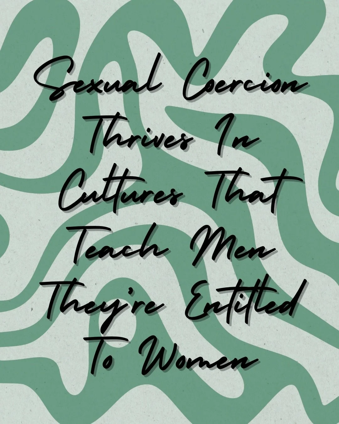 Sexual coercion has been normalized within many relationships, which is exactly why so many people struggle to recognize it while it is happening.

A large portion of sexual coercion occurs through relational pressure rather than overt physical force
