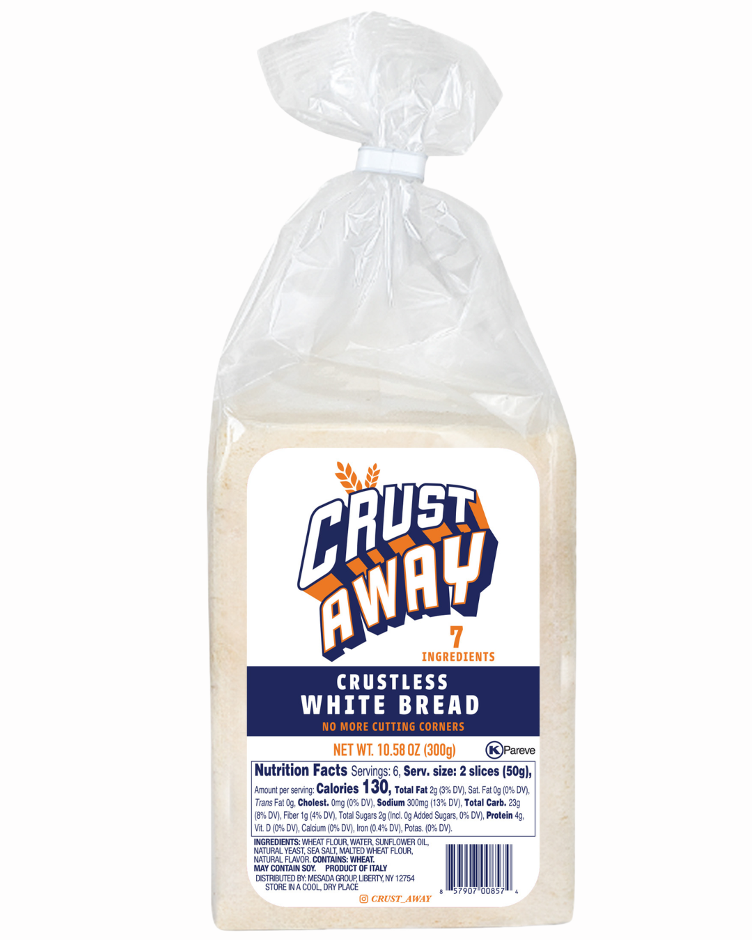 Crustless White Bread