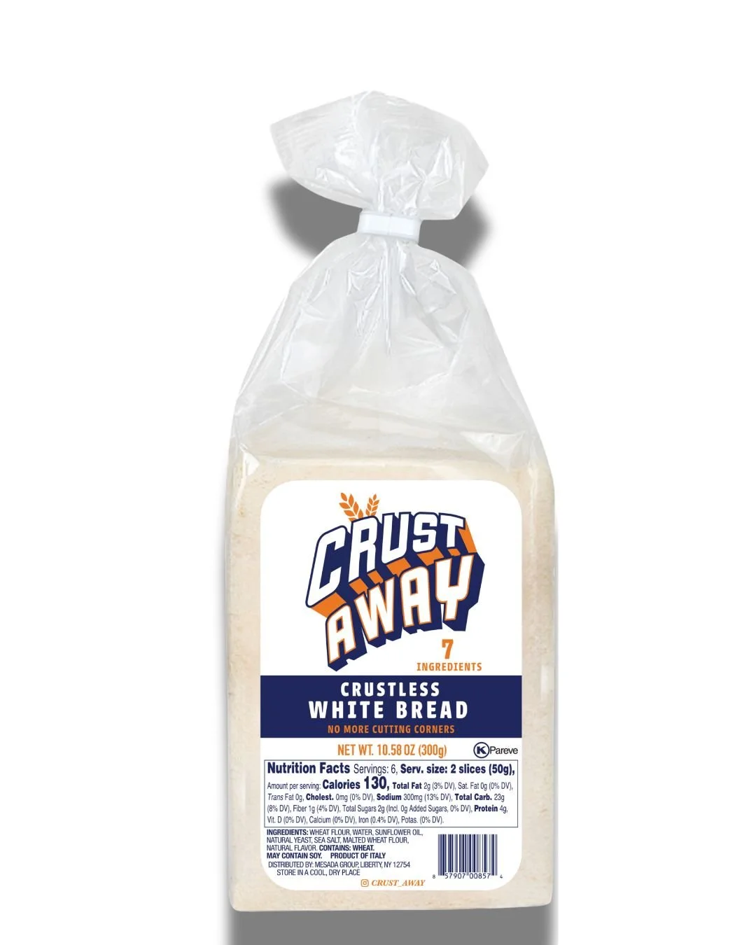 Crustless White Bread 6 Pack