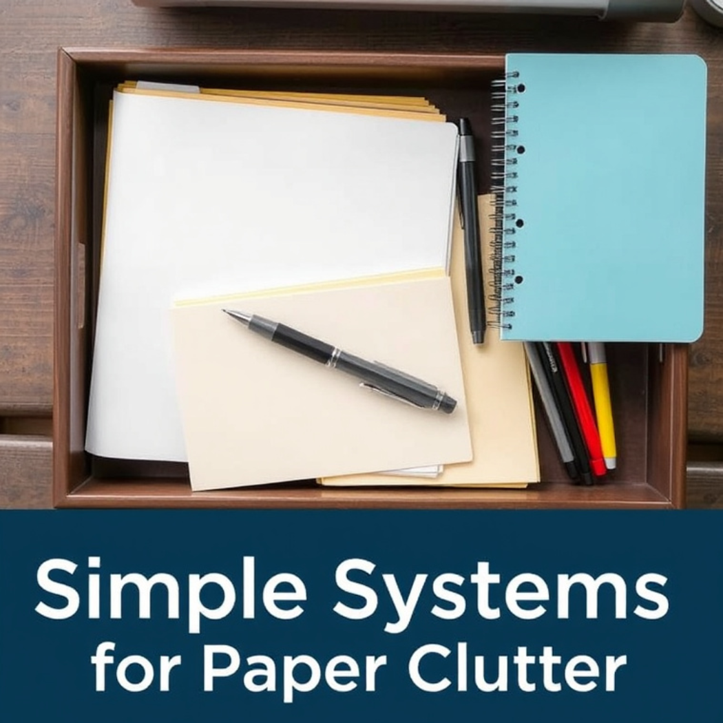 How to Tame Paper Clutter Once and For All