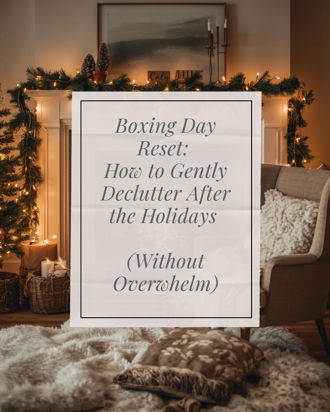 Boxing Day Reset: How to Gently Declutter After the Holidays (Without Overwhelm)