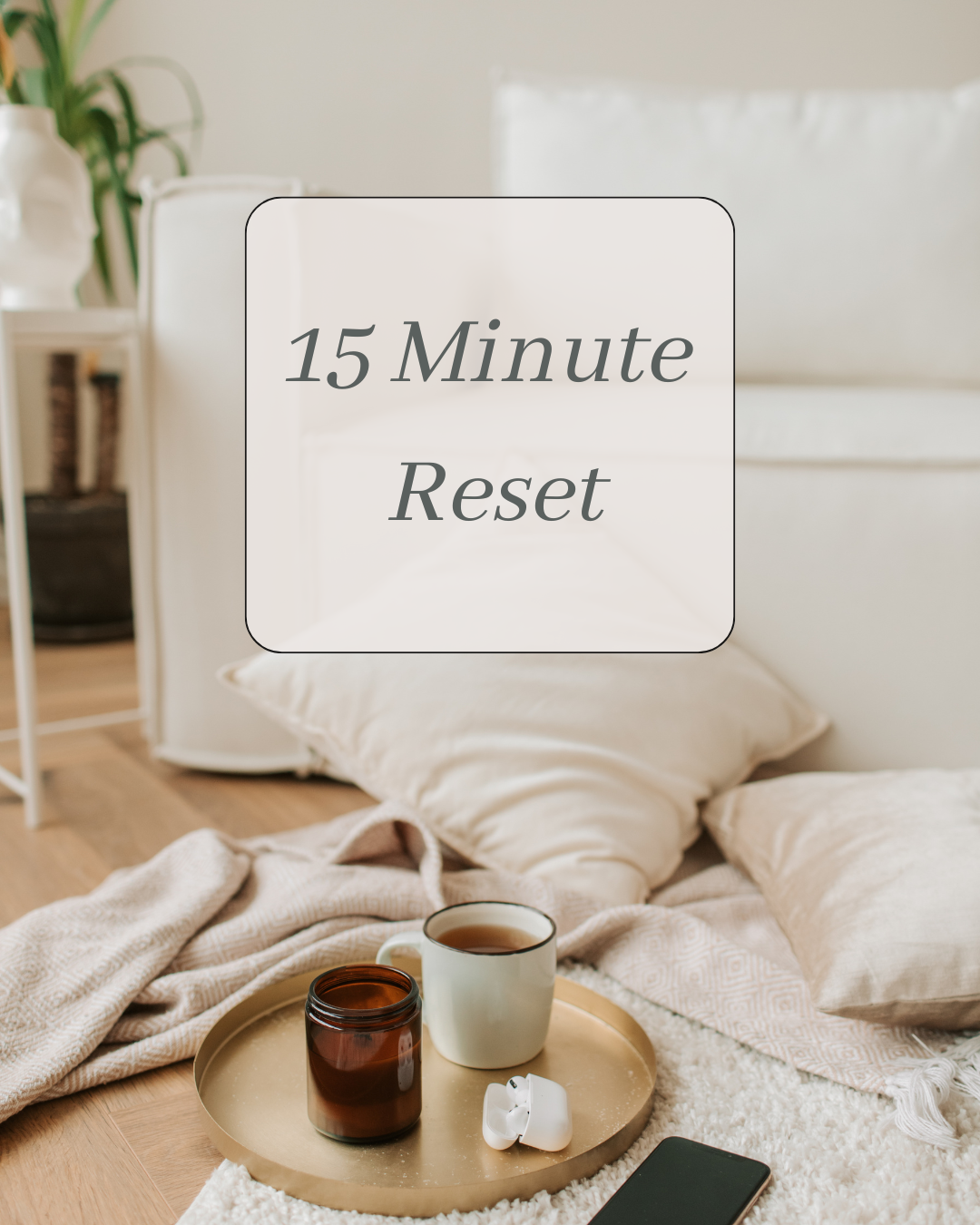 Start the Year Organized: The 15-Minute Reset That Actually Sticks