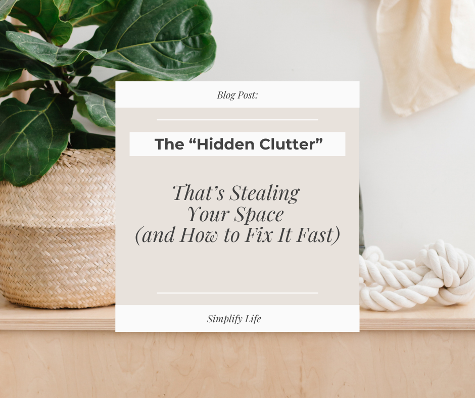 The “Hidden Clutter” That’s Stealing Your Space (and How to Fix It Fast)