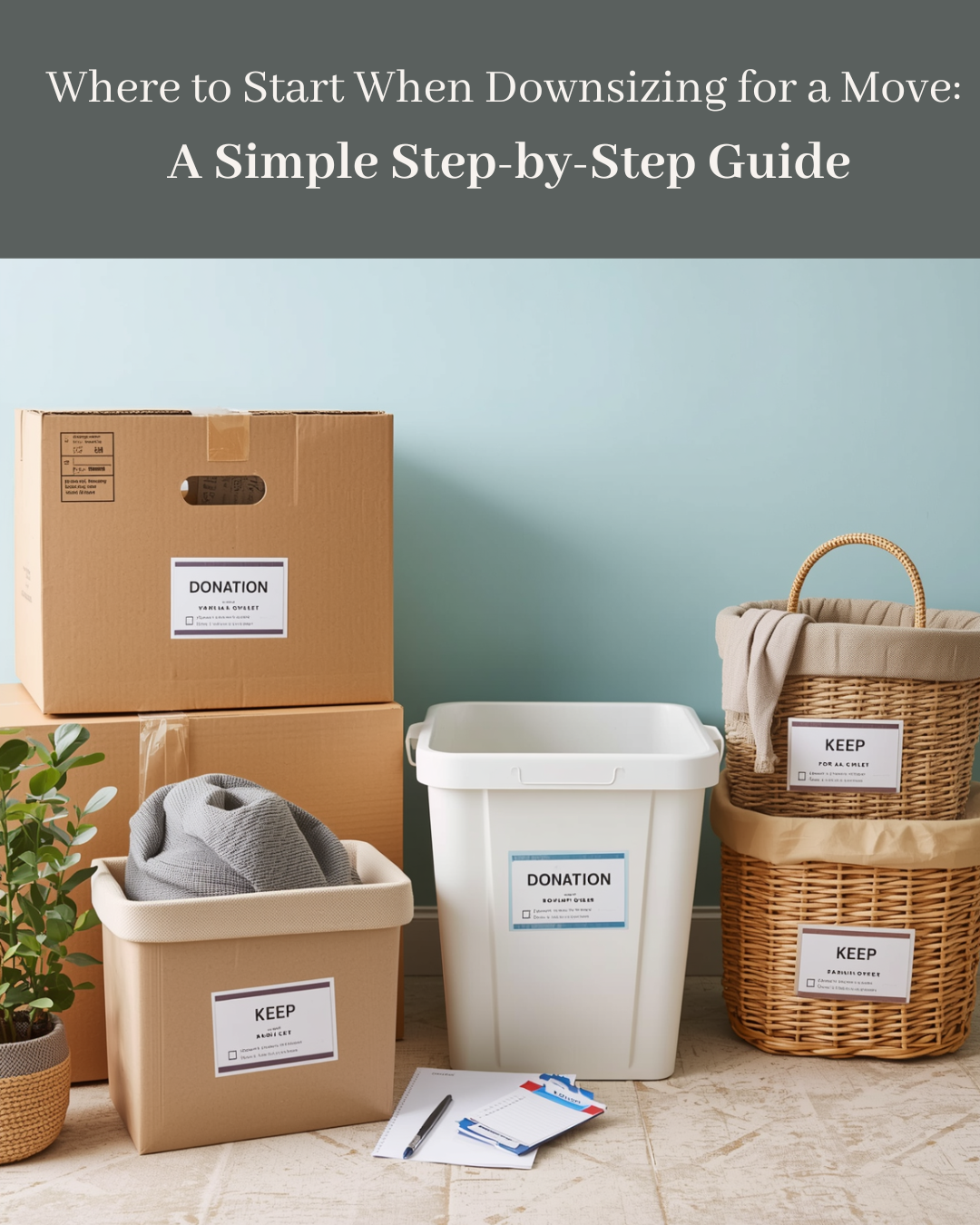 Where to Start When Downsizing for a Move: A Simple Step-by-Step Guide