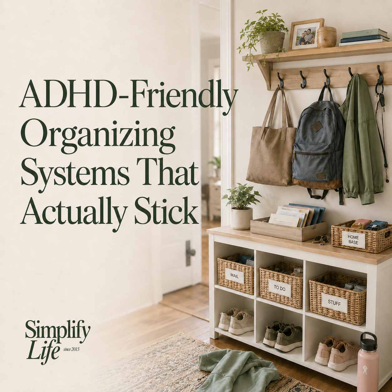 ADHD-Friendly Organizing Systems That Actually Stick