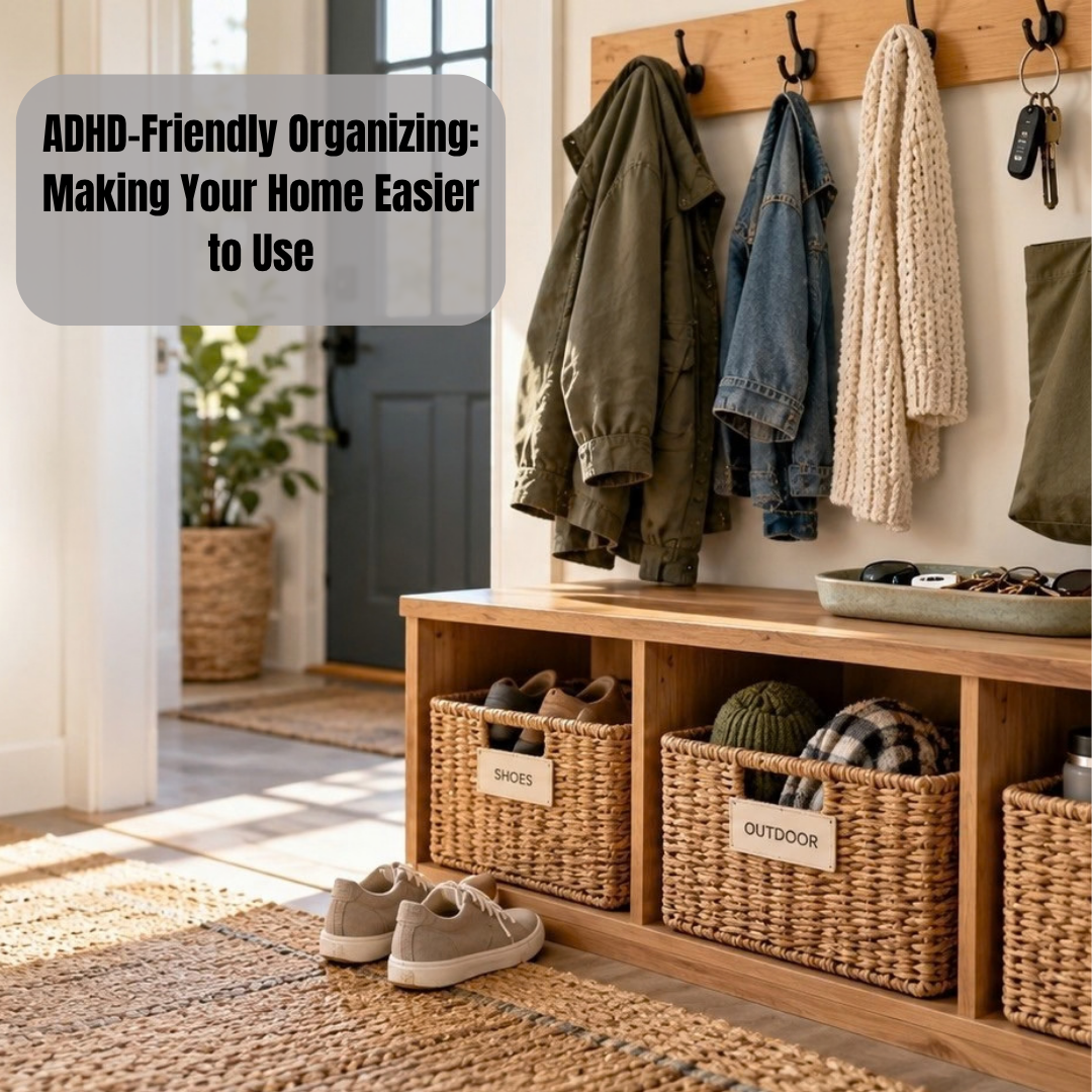 ADHD-Friendly Organizing: Making Your Home Easier to Use