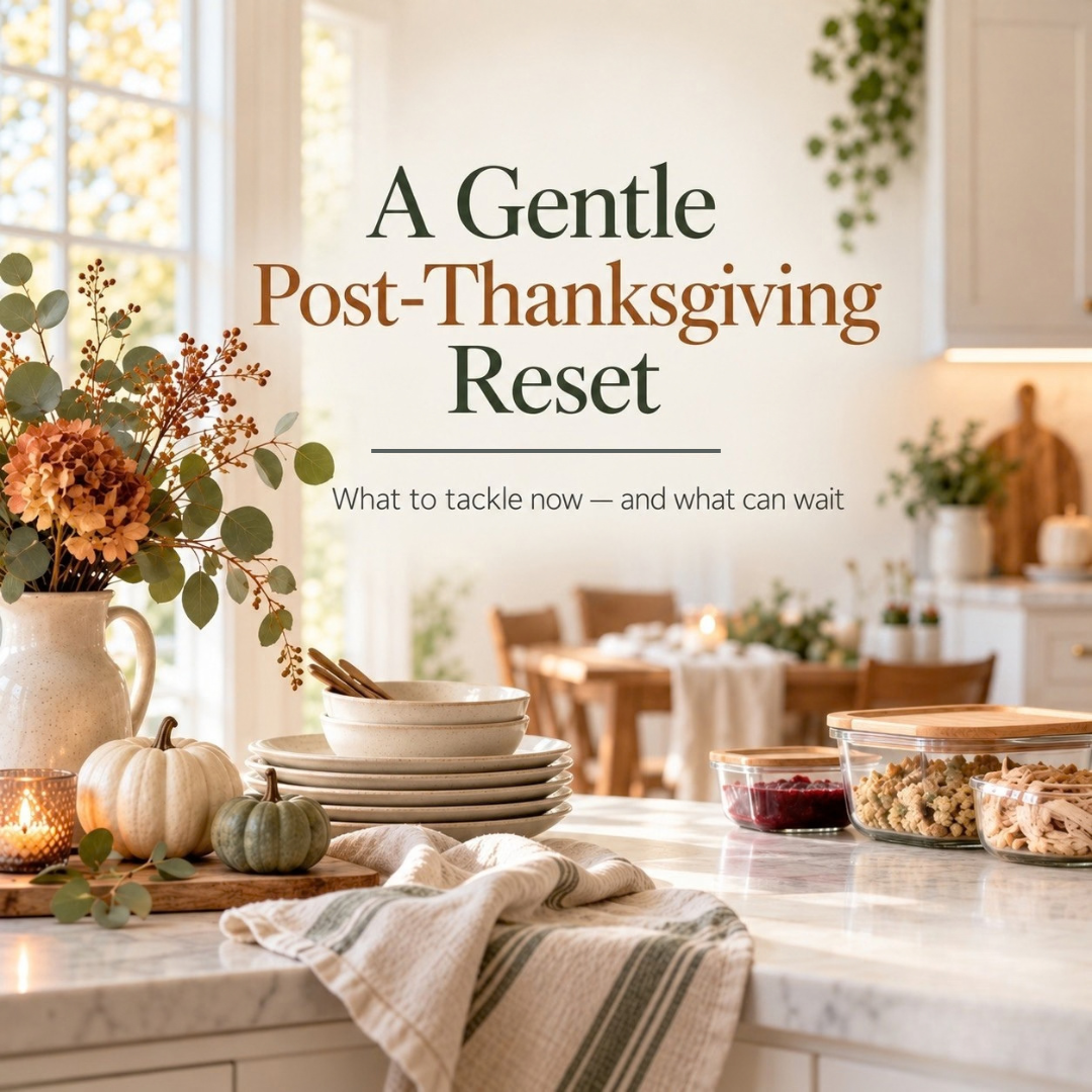 A Gentle Post-Thanksgiving Reset