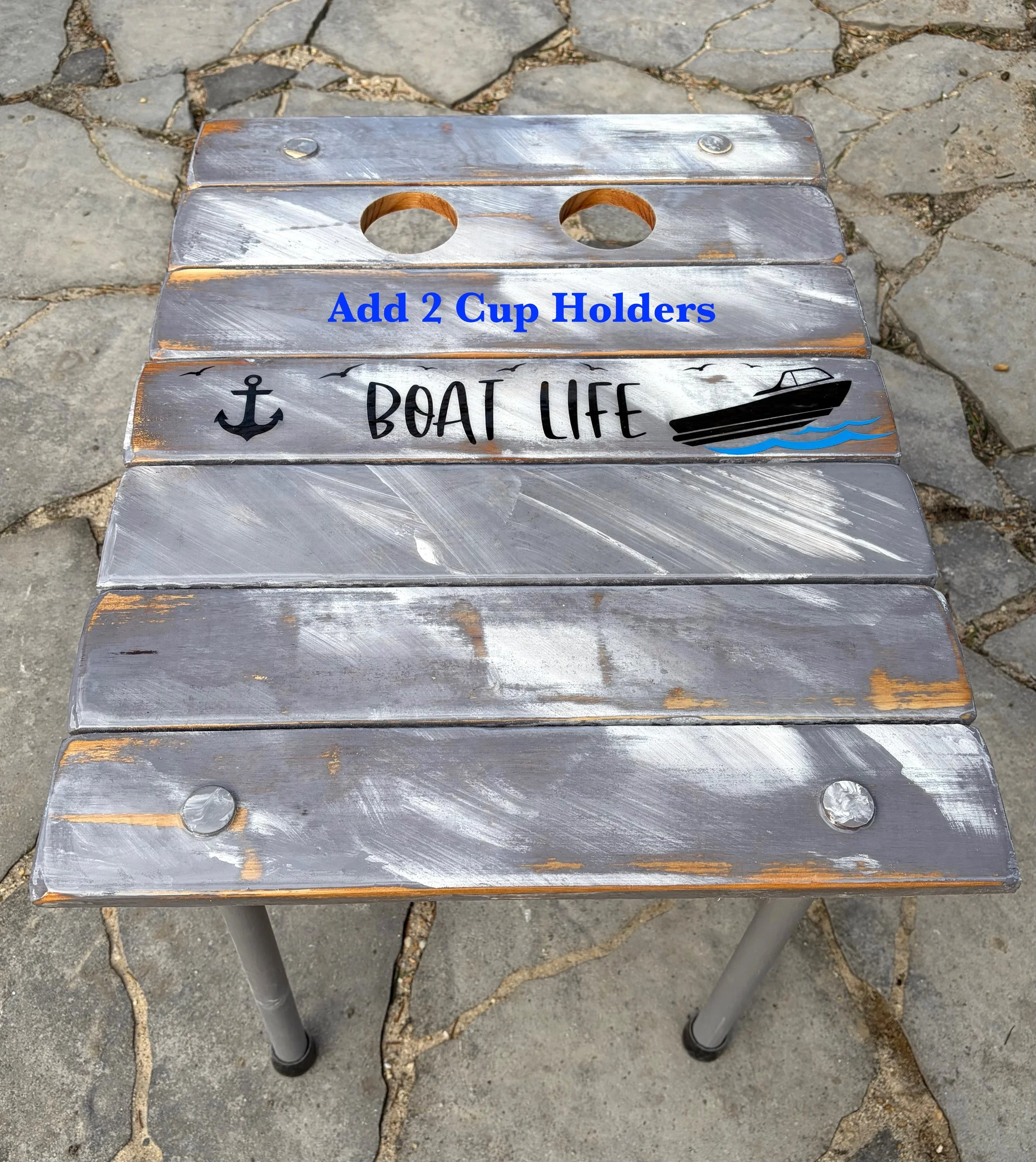 portable boat table in a bag