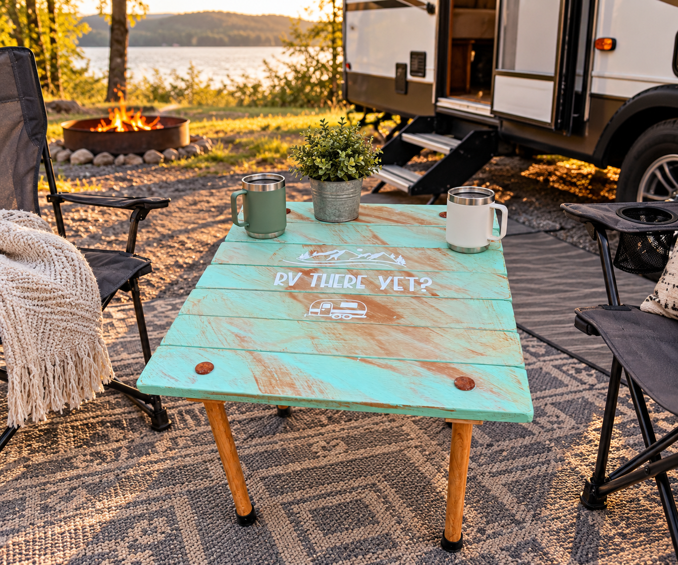 Cozy Lakeside RV Camping Setup.png
