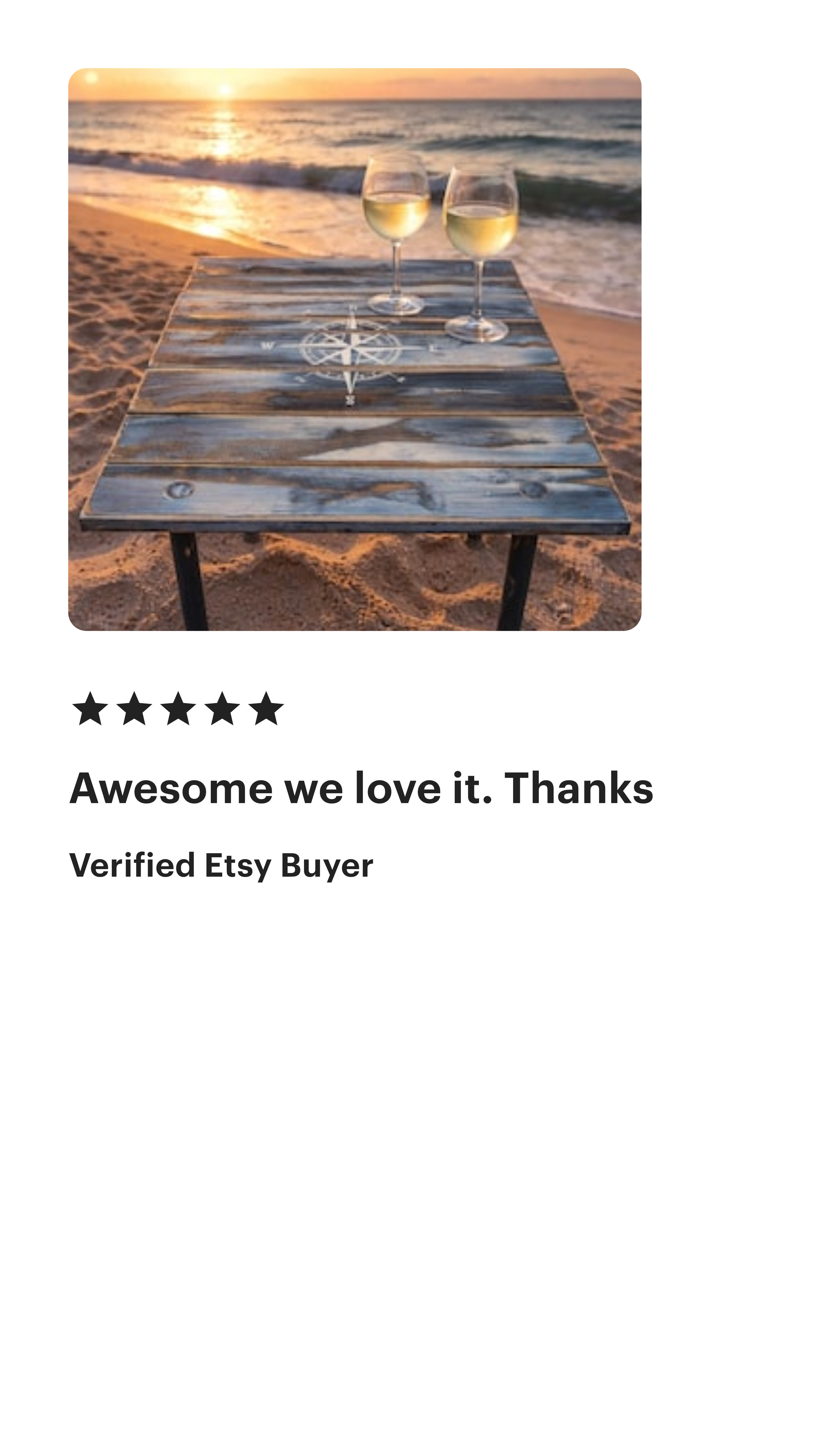 etsy review of sm woodmasters roll out table in a bag