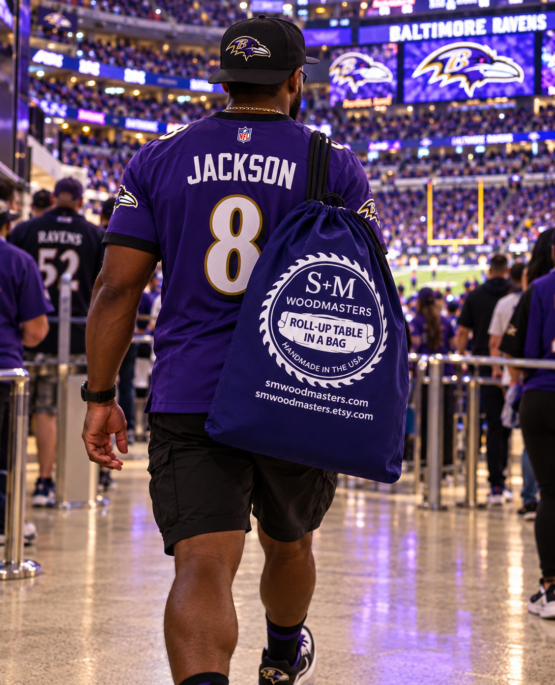 Ravens Game Day Walk դեպի Stadium.png