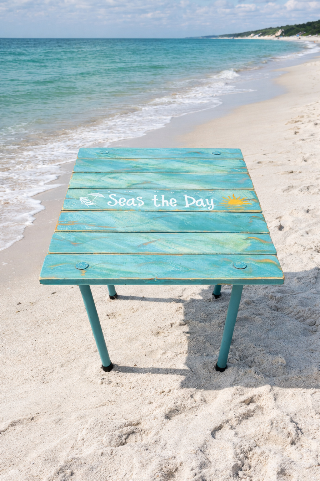 "Seas the Day"-Turquoise