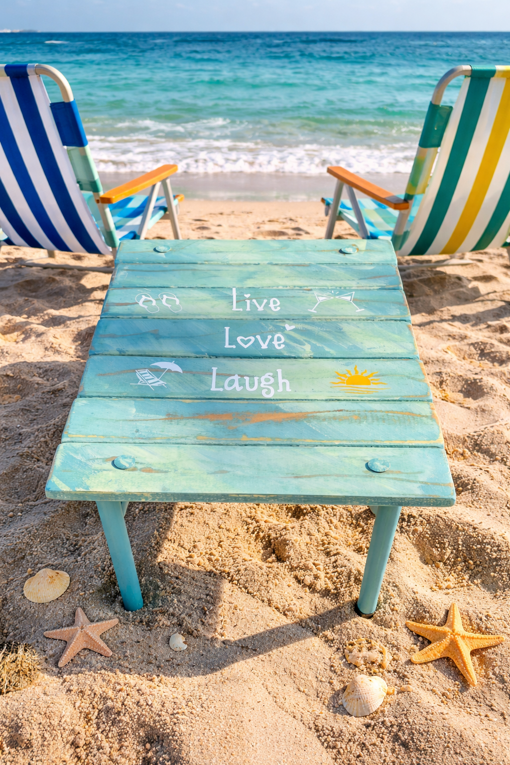 "Live Love Laugh"-Turquoise