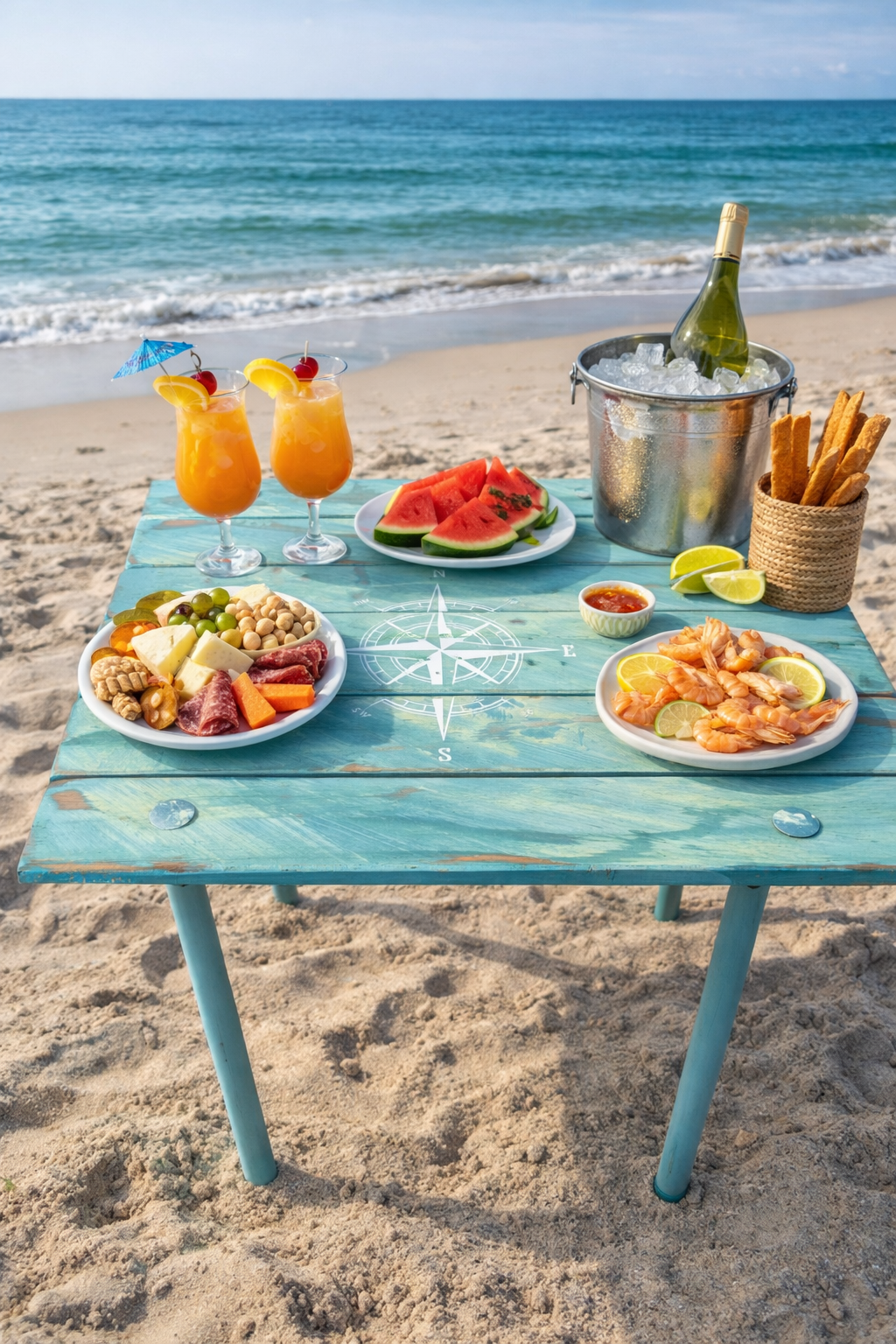 roll up table in a bag turquoise compass.png