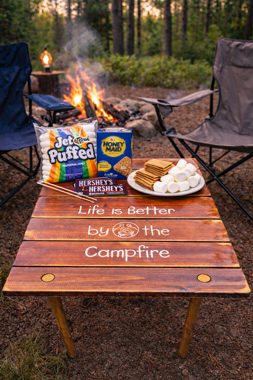 "Life is better at the Campfire"-Brown