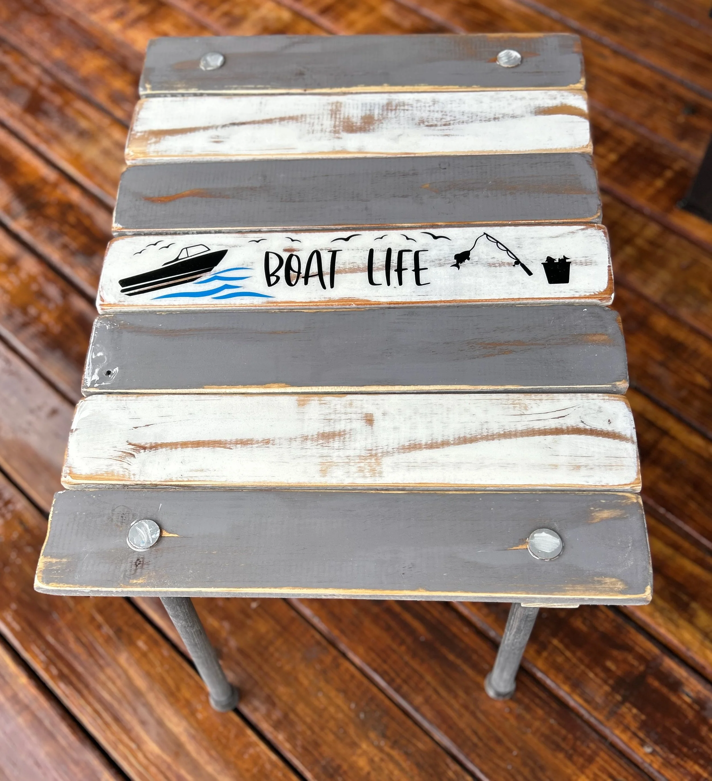 table in a bag for your boat