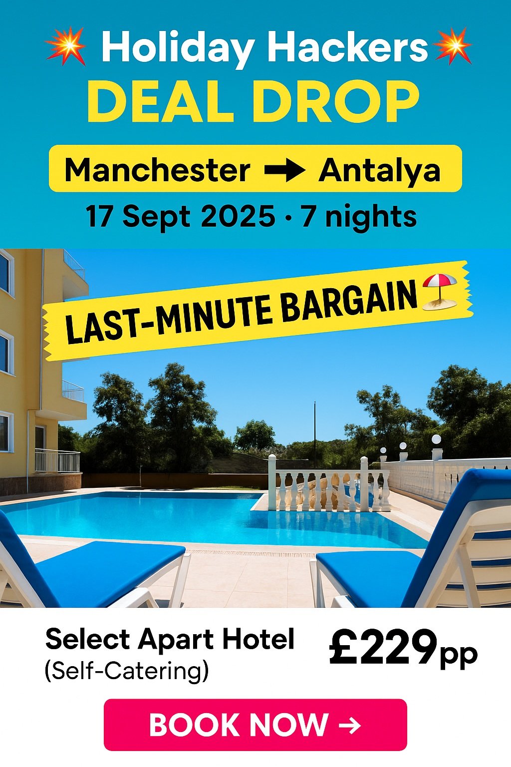 💥 Last Minute Antalya!!! 💥