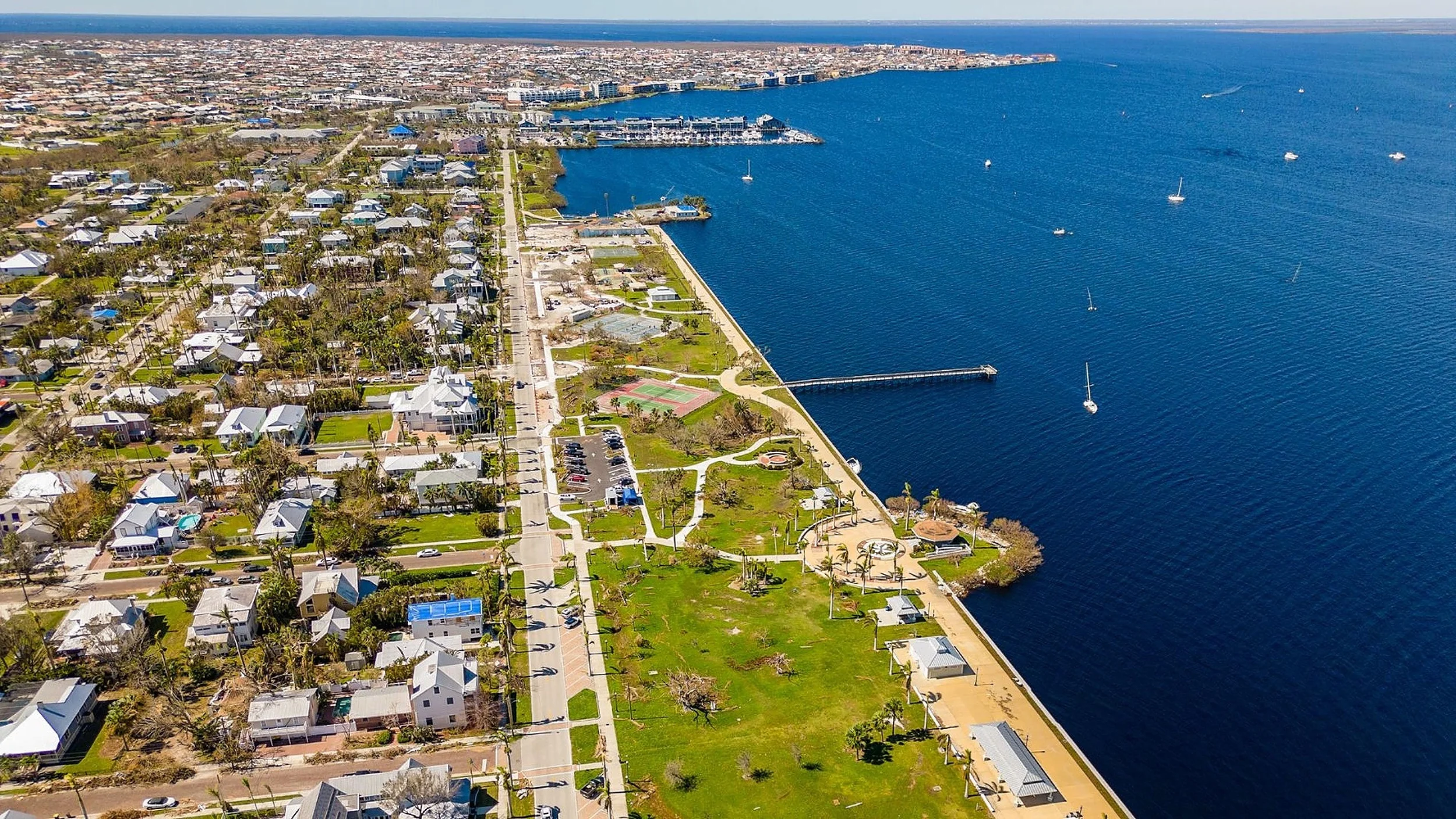 Aerial view of Punta Gorda Belize – private shuttle route from Belize City with Easy Transfer Belize.