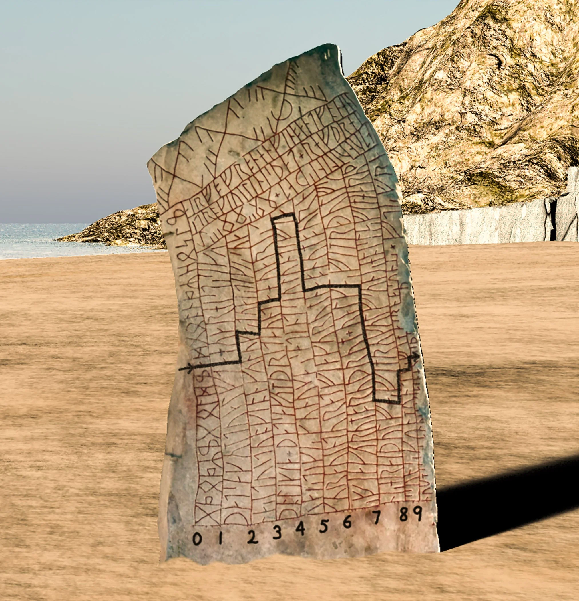 The runestone map