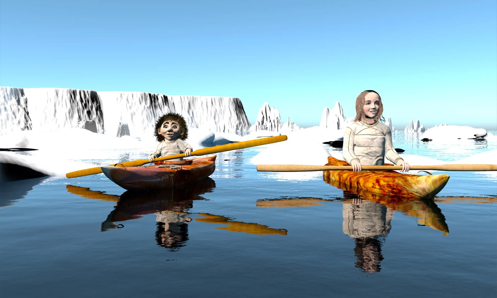 The kayakers