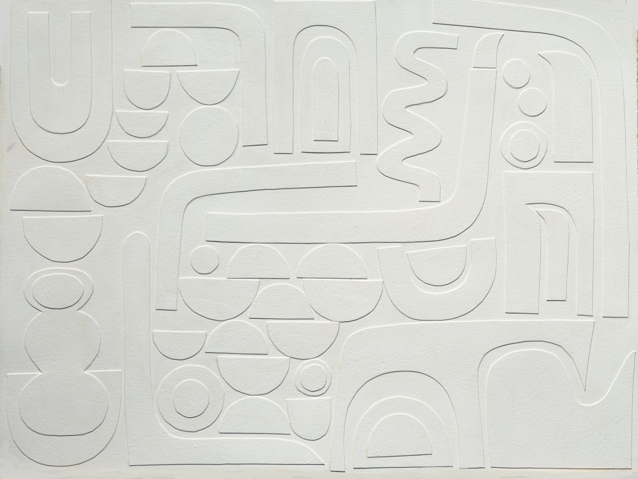 Scramble. 30 x 41 inches