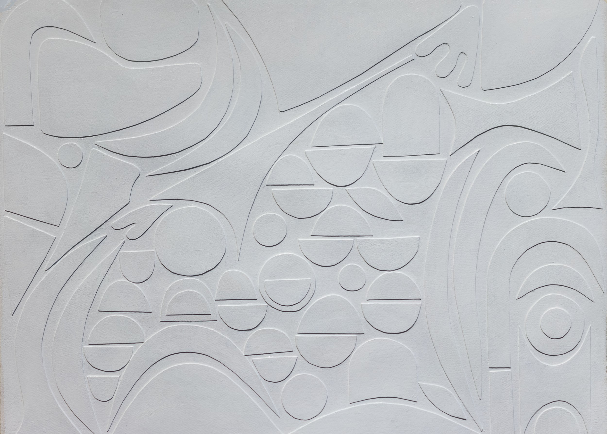 Tectonic. 22 x 30 inches