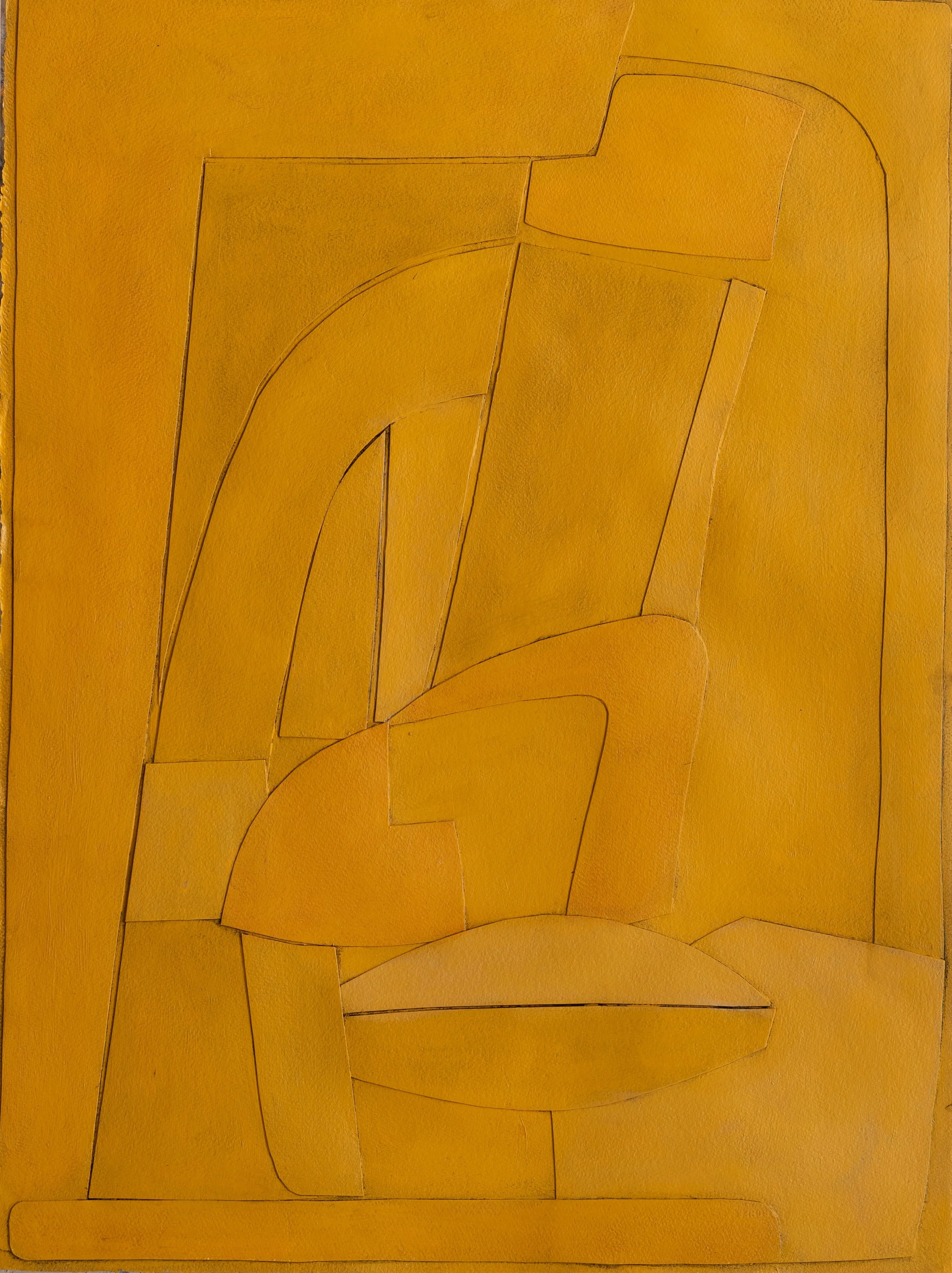 Poker Face Yellow 22x30