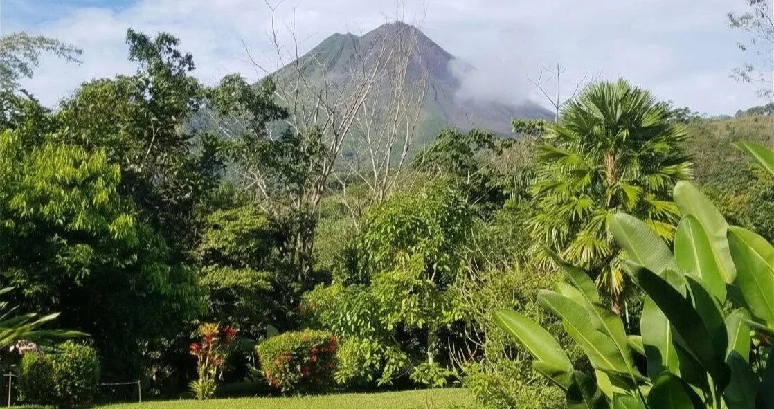 Arenal Volcano view from room Volcano Lodge and Springs La Fortuna Costa Rica