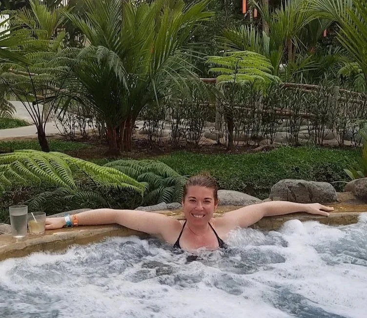 Hot springs at Volcano Lodge and Springs La Fortuna Costa Rica