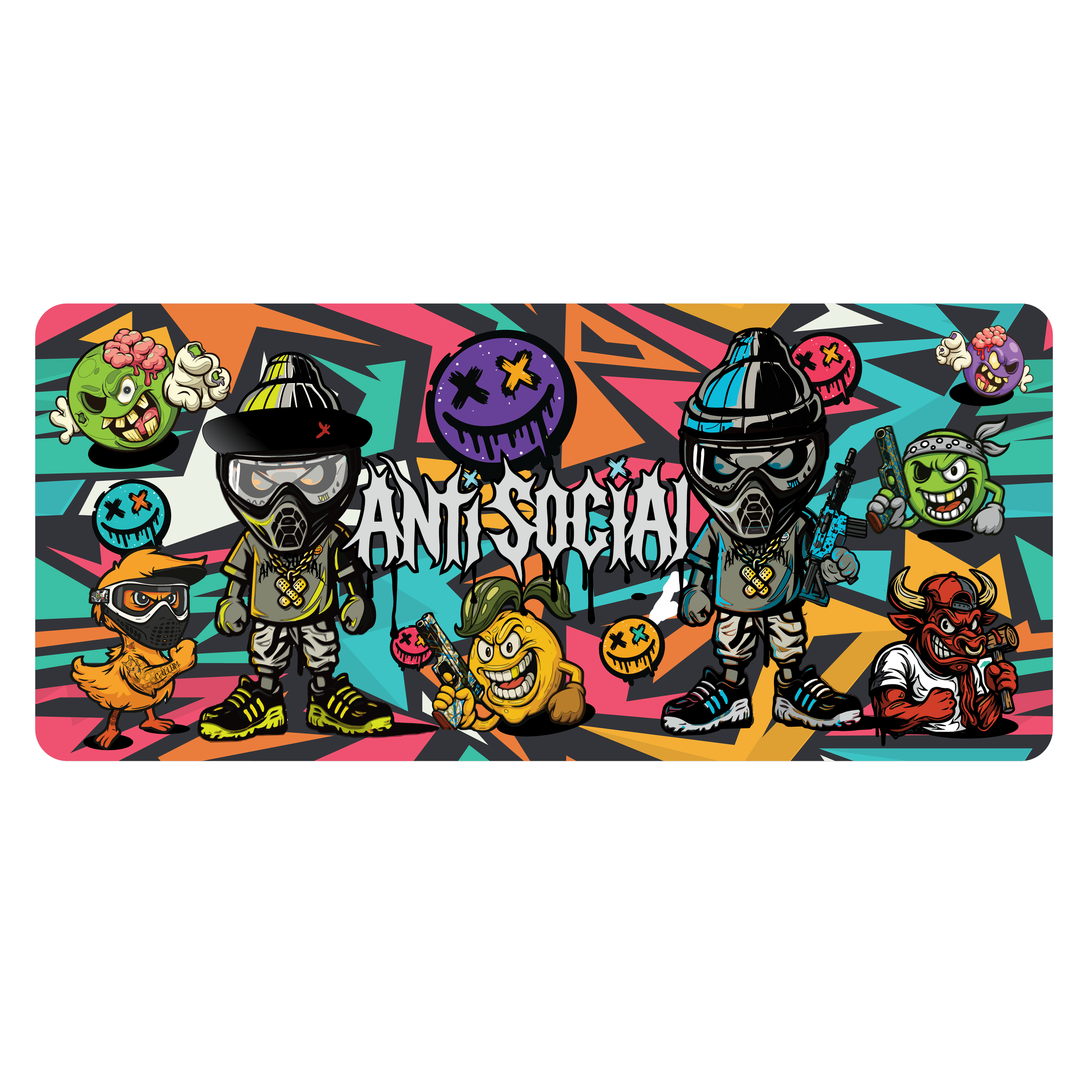 Anti Social - Misfits Desk Mat