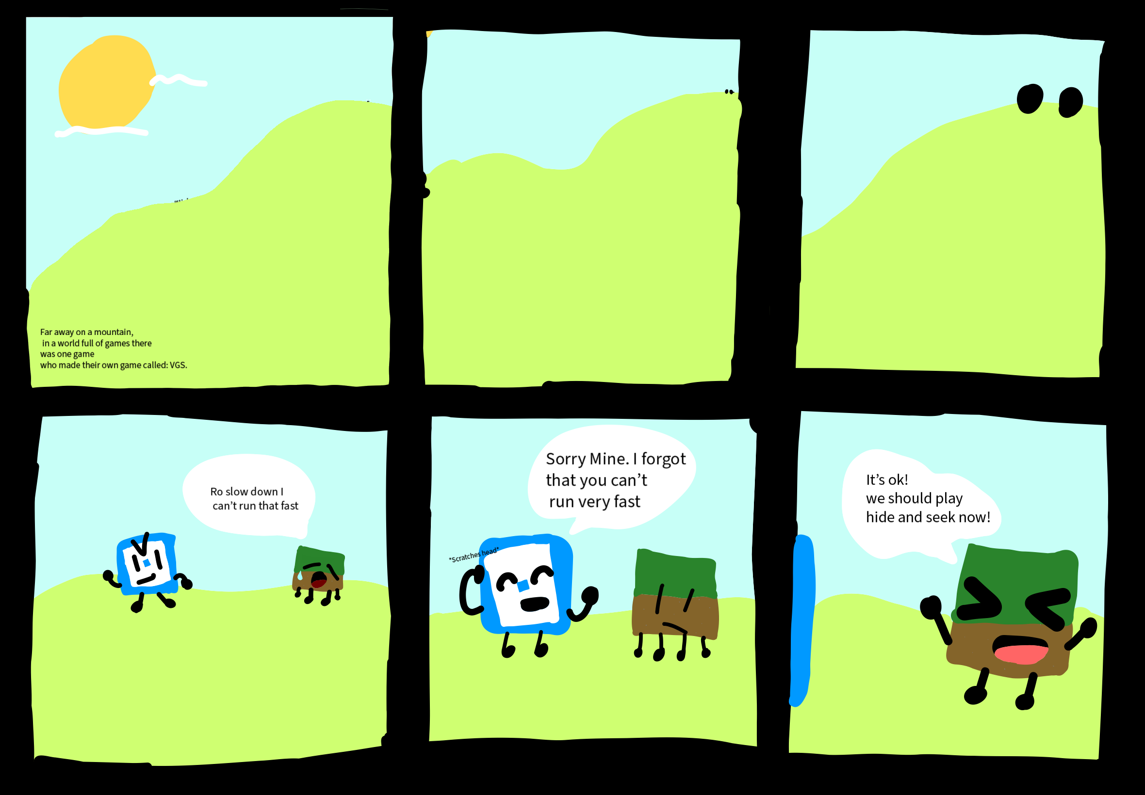 Genevieve Berger VGS  (Video game show off) “LETS START THE SHOW!” Pg1.png